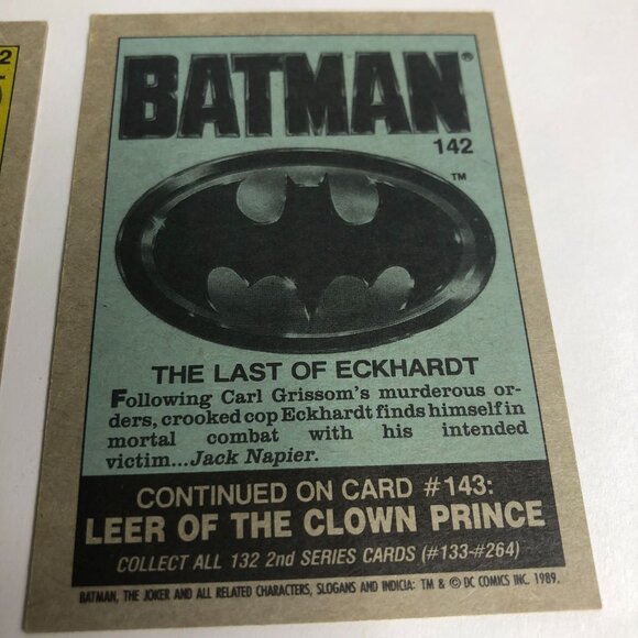 Lot of 62 1989 Topps Batman The Movie Trading & Sticker Cards - Picture 6 of 12